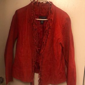 Dialogue suede jacket new language of style medium